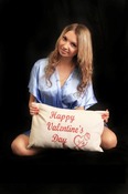 Подарочная подушка "Happy Valentine's Day"