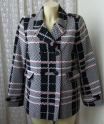Пальто женское легкое жакет модный хлопок бренд Balsamik р.46 5228
