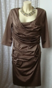 Платье женское нарядное элегантное мини бренд Vera Mont р.50 6132