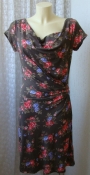 Платье женское летнее легкое модное стильное вискоза стрейч миди бренд Casual р.48-50 6363