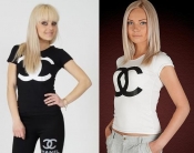 Футболка "Бренд D&G, Chanel" - распродажа модели 