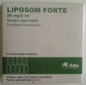 Липосом Форте раствор для инъекций 28 мг / 2 мл № 5
