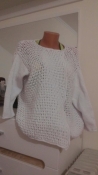 XXXL Большой размер вязанная кофта свитер с жемчужными пуговицами