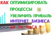 Как оптимизировать процессы и увеличить прибыль Интернет бизнеса за 24 часа ?