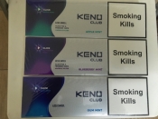 Продам сигареты KENO (жвачка, черника, яблоко-мята)