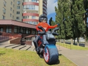 Наружная реклама человек надувной 3D копии товаров, персонажей, животных 3.4 м